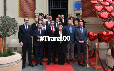 Anëtarët e UBSHR-së festojnë 100-vjetorin e Tiranës